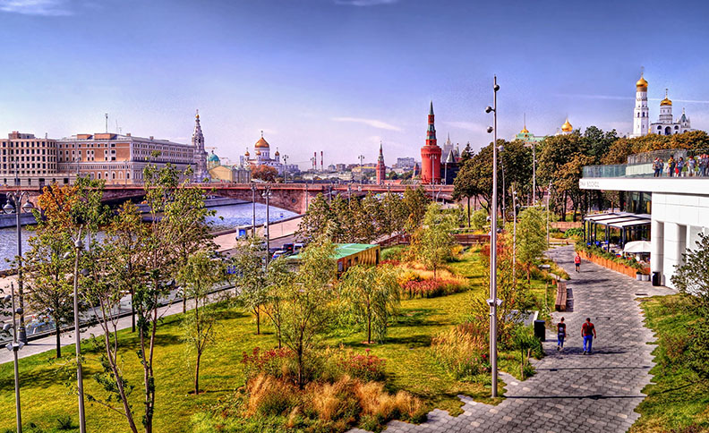 Park Zaryadye, Moscow, Russia