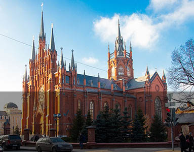 Cathedral of the Immaculate Conception of the Holy Virgin Mary, Moscow, Russia