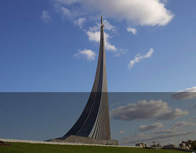 Monument to the Conquerors of Space, Moscow, Russia