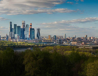 Sparrow Hills, Moscow, Russia